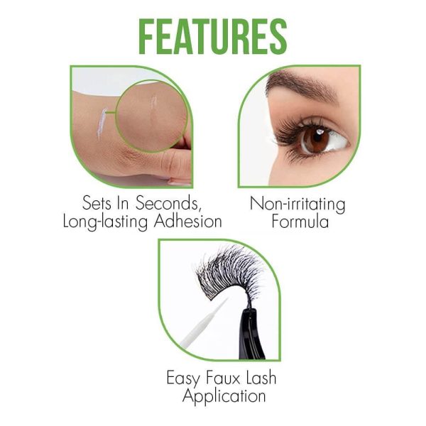 DUO Brush-On Lash Adhesive with Vitamins A Clear 5g - Image 3