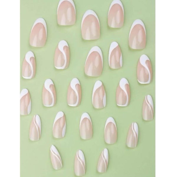 24 Pcs False Nail Natural Delicate & Comfortable - Image 2