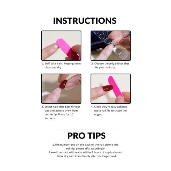 24 Pcs Nails Natural Delicate & Comfortable - Image 5