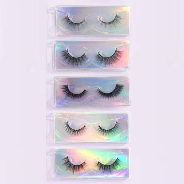 5 Pairs Volumized False Eyelashes & 5 Pcs Disposable Brush With Storage Bag - Image 3