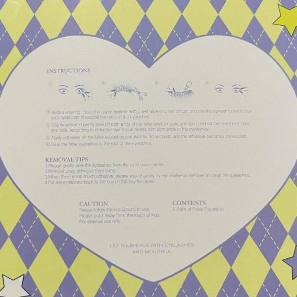 6 Pairs Of False Eyelashes Boom Box - Image 2