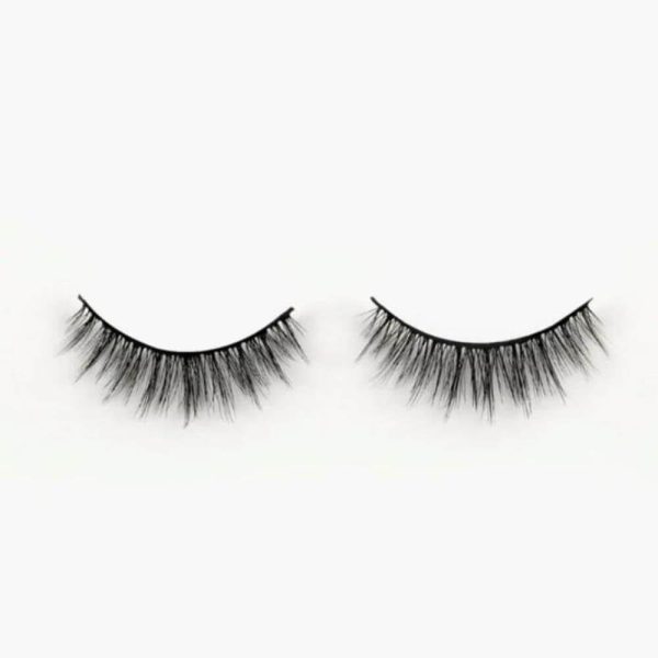 False Eyelash Case With Mirror - Pink - Image 3