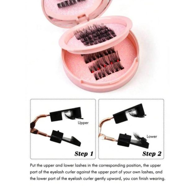 Magnetic False Eyelash Set Curler Clip Kit - Image 4
