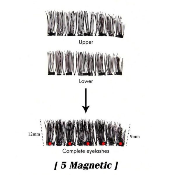Magnetic False Eyelash Set Curler Clip Kit - Image 5