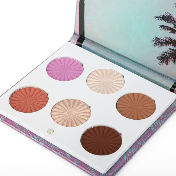 Mini Mix Face Palette - Bienvenidos A Miami - 6 Shades - Image 4