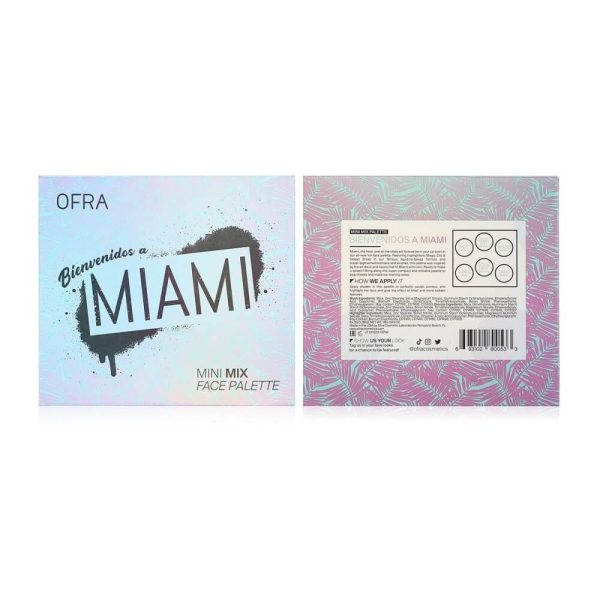 Mini Mix Face Palette - Bienvenidos A Miami - 6 Shades - Image 5