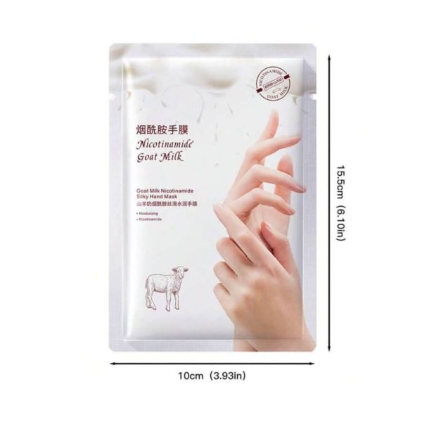 Goat Milk Nicotinamide Silky Hand Mask - Image 2