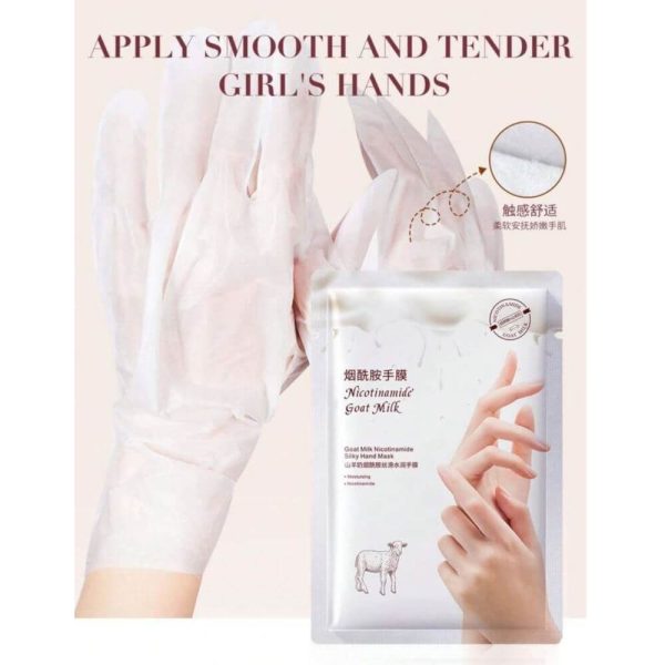 Goat Milk Nicotinamide Silky Hand Mask - Image 6