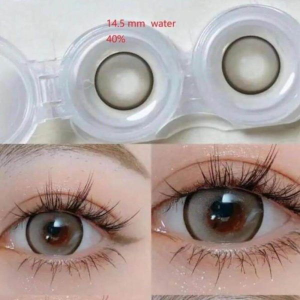 Kuwaitia Lenses Gray With Black Circle Frame - Image 2