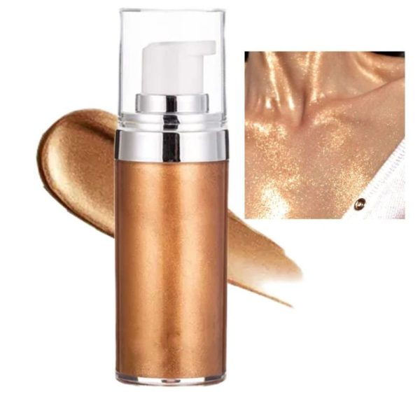 Fixed Waterproof Shine Cream For Face Or Body For Occasions Gives A Golden Bronze Color - Image 2