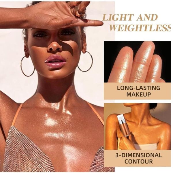 Fixed Waterproof Shine Cream For Face Or Body For Occasions Gives A Golden Bronze Color - Image 6