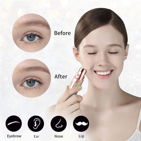 2 In 1 Facial & Eyebrow Hair Remover - Image 2