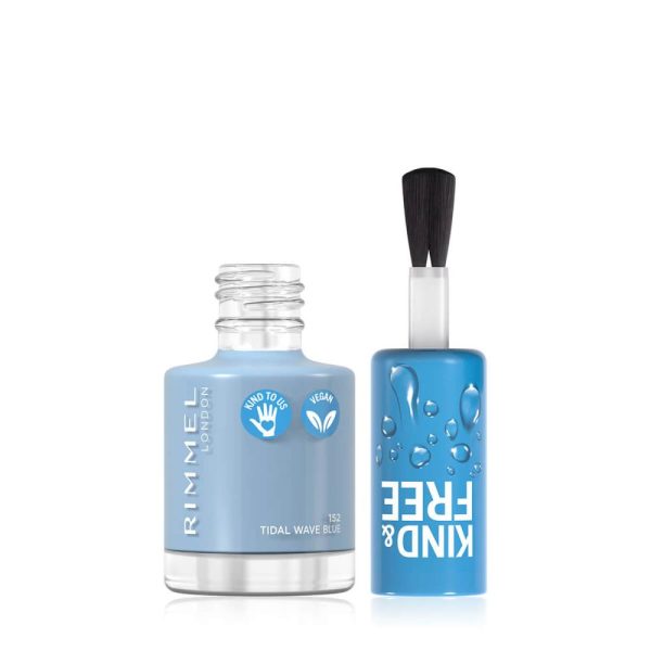 Kind & Free Nail Polish Tidal Wave Blue - Image 2